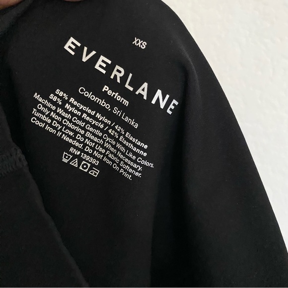 Everlane The Perform High Waisted Black Leggings Size XXS - Picture 6 of 9